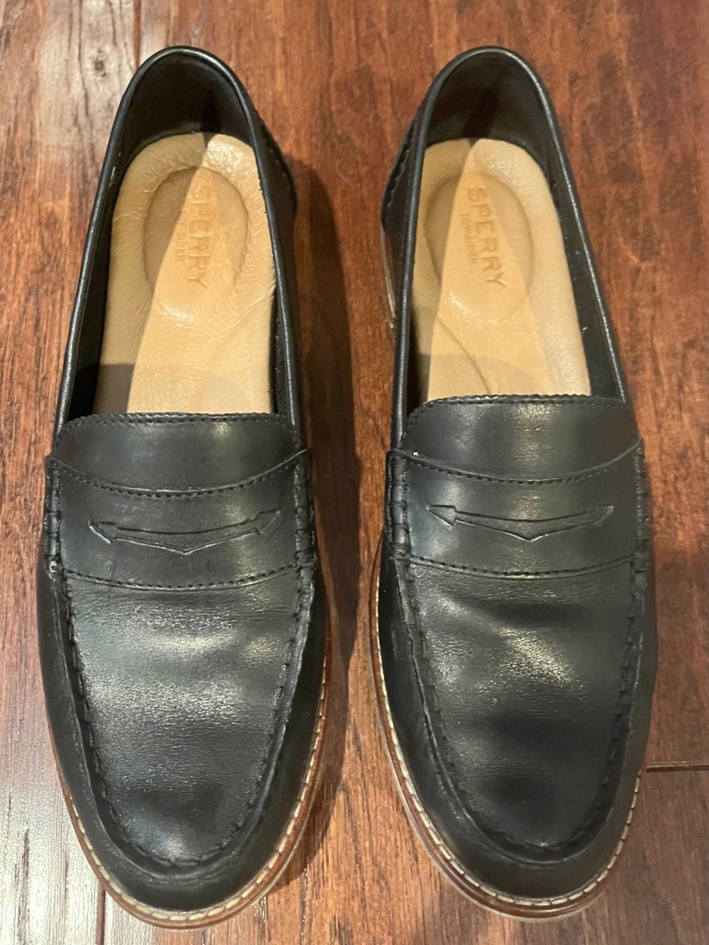 Sperry Black Loafers sz 8.5